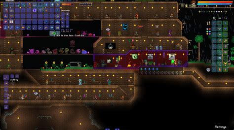 Terraria auto trash mod  There's a trash can on the bottom right of your inventory section